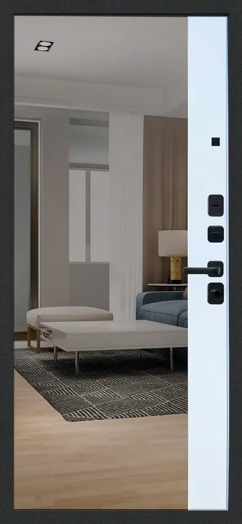 Дверь входная - ФЛЗ-23 Velluto Bianco AG 700